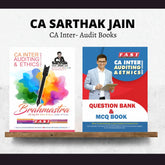 CA Inter Audit Brahmastra & Question Bank with MCQs by CA Sarthak Jain | For Jan 26 & May 26 Exams